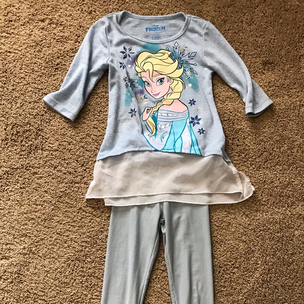 Disney Frozen T-Shirt and Leggings